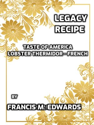 cover image of Legacy Recipe Taste of America Lobster Thermidor